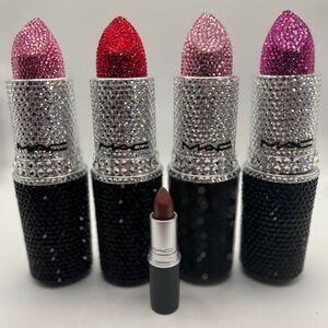MAC Glamorous Crystal Encrusted Rhinestone Lipstick Container